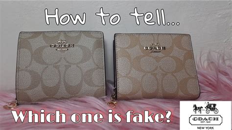coach wallet fake